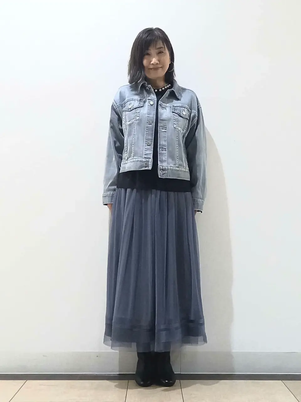 自由区 中川 コーディネート画像