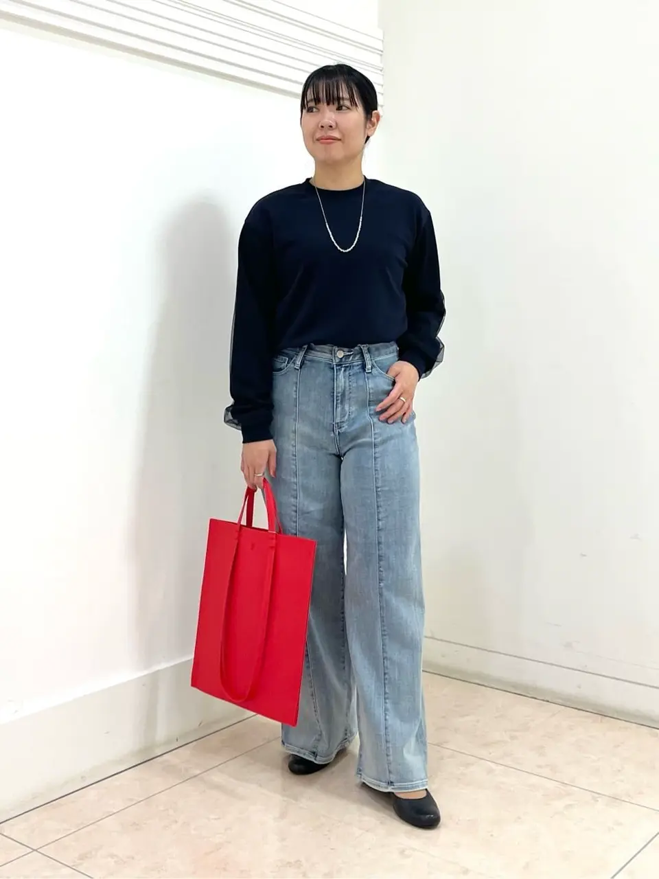 自由区 misato コーディネート画像