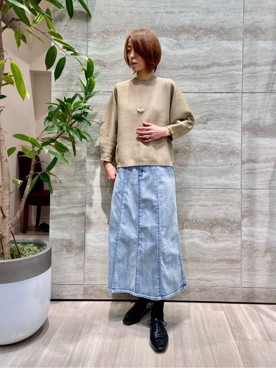 自由区 Ishii コーディネート画像