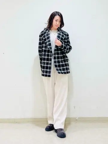 自由区 上島 コーディネート画像