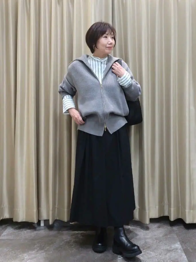 自由区 鶴田 コーディネート画像