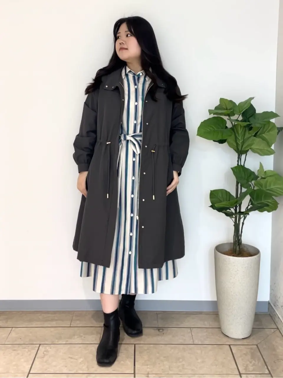 自由区 坪田 コーディネート画像