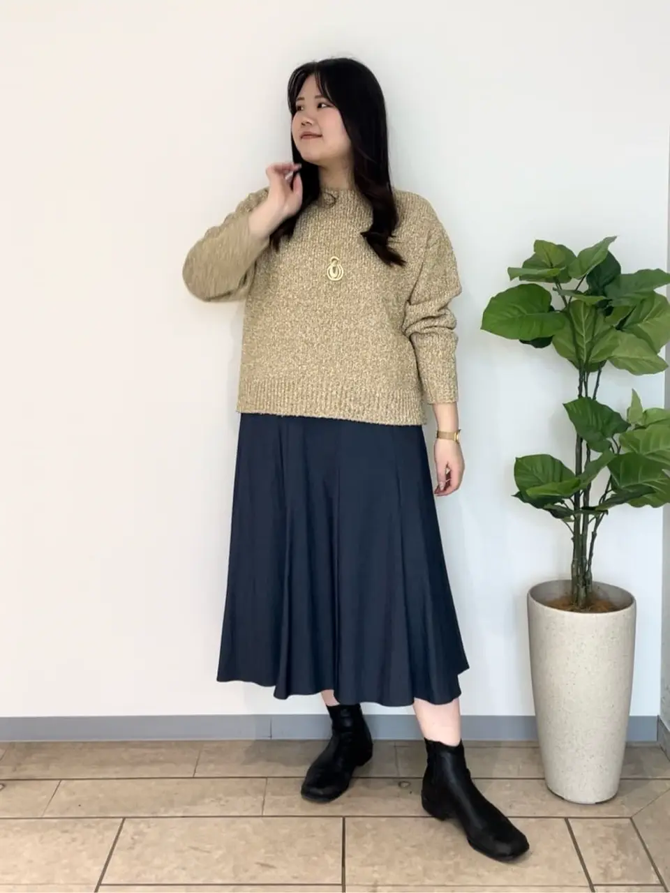 自由区 坪田 コーディネート画像