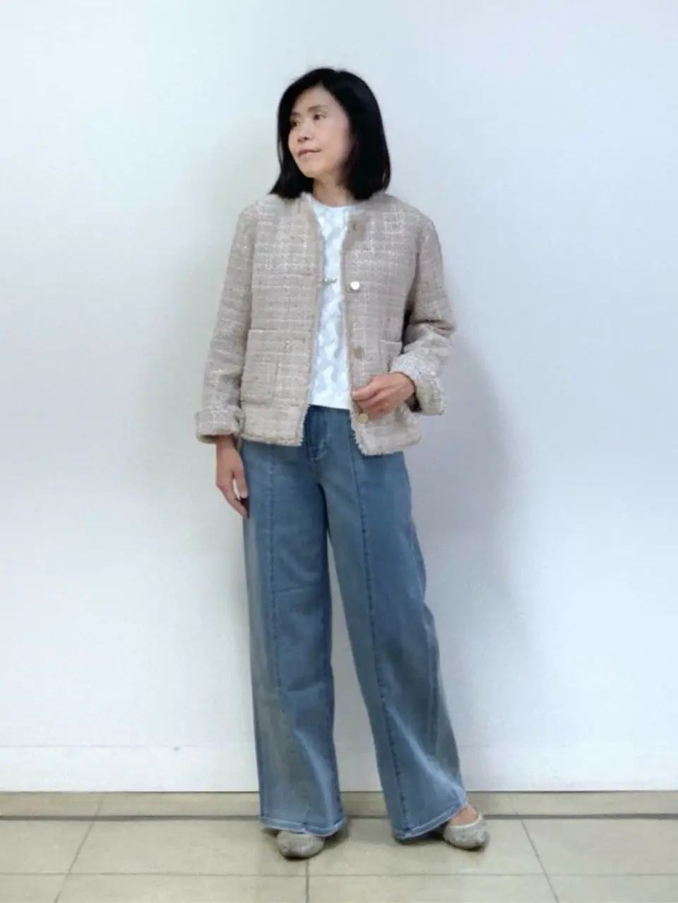 自由区 成川 コーディネート画像