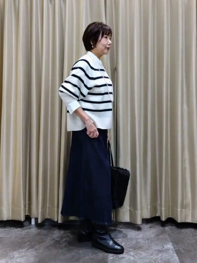 自由区 鶴田 コーディネート画像