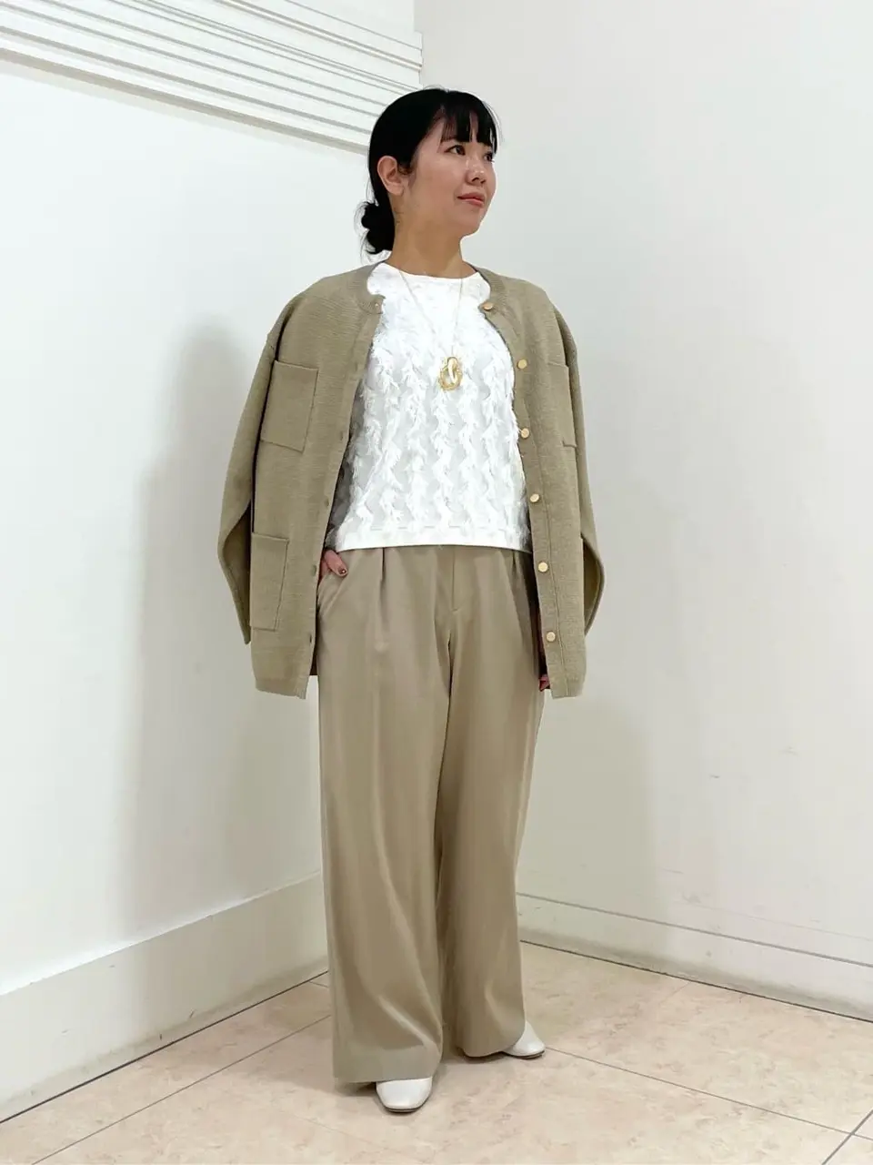 自由区 misato コーディネート画像