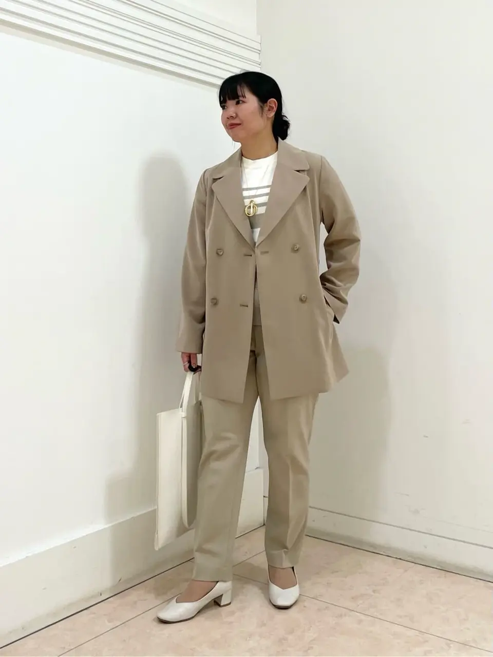 自由区 misato コーディネート画像