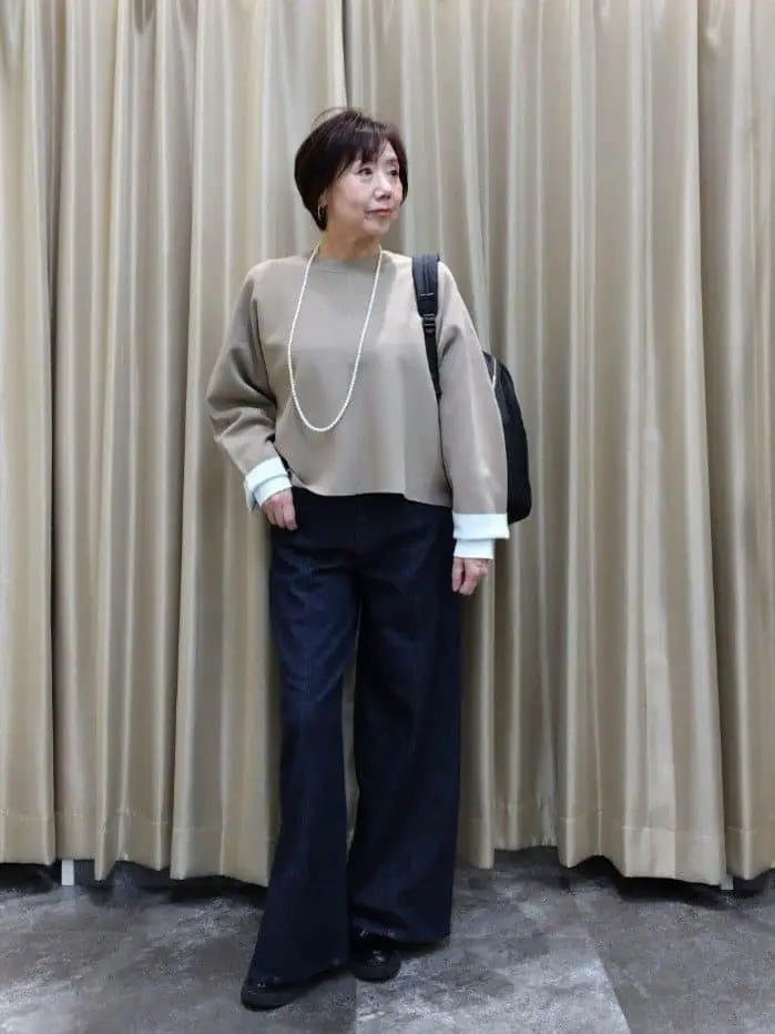 自由区 鶴田 コーディネート画像