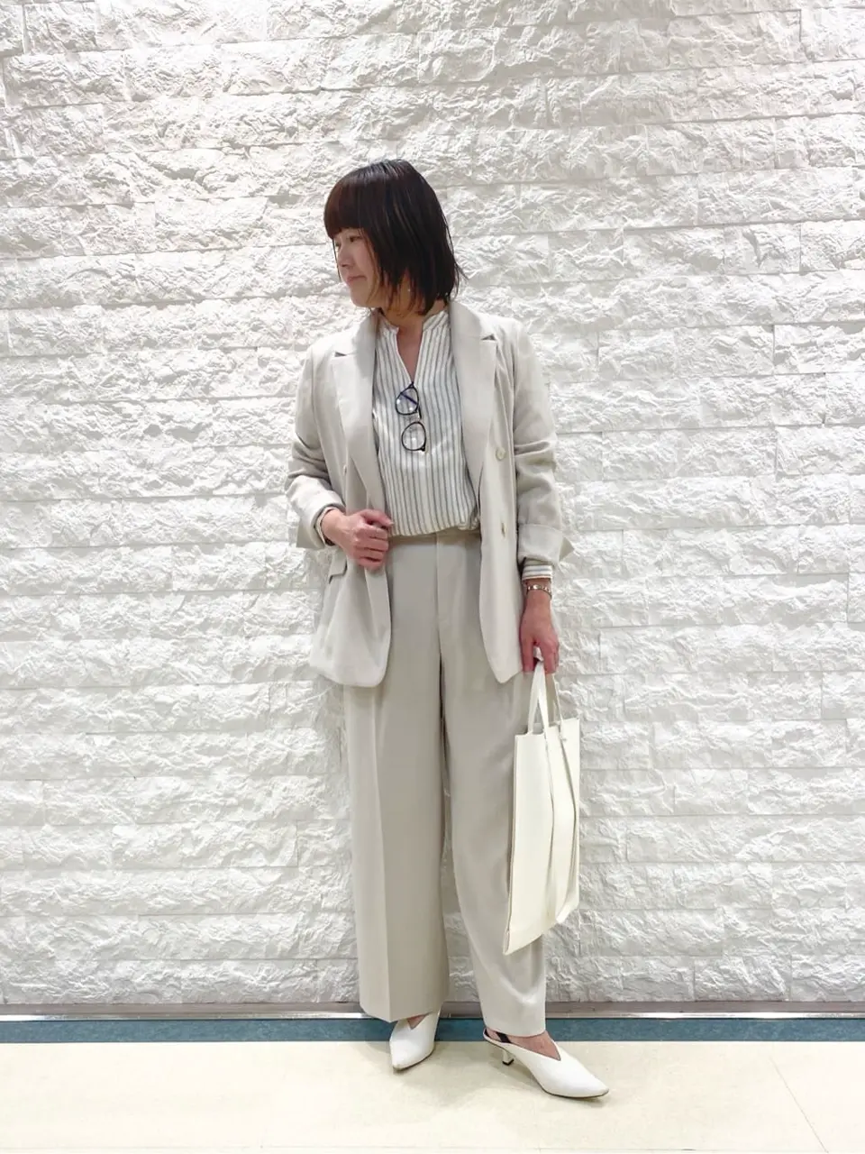 自由区 林 コーディネート画像