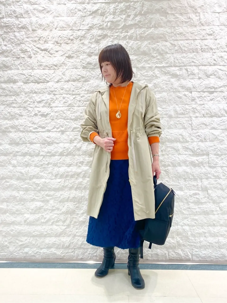 自由区 林 コーディネート画像