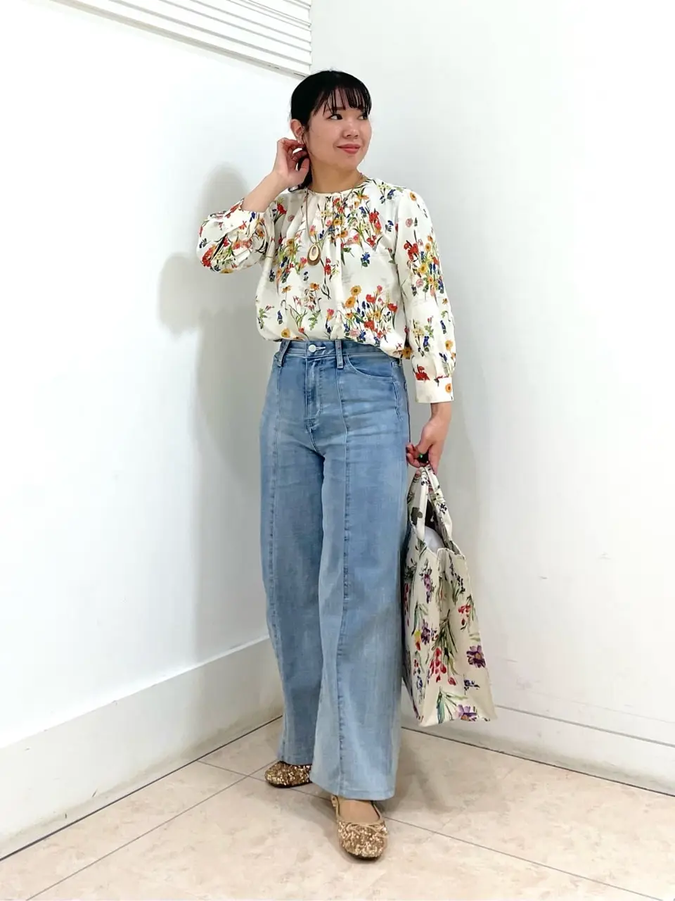 自由区 misato コーディネート画像