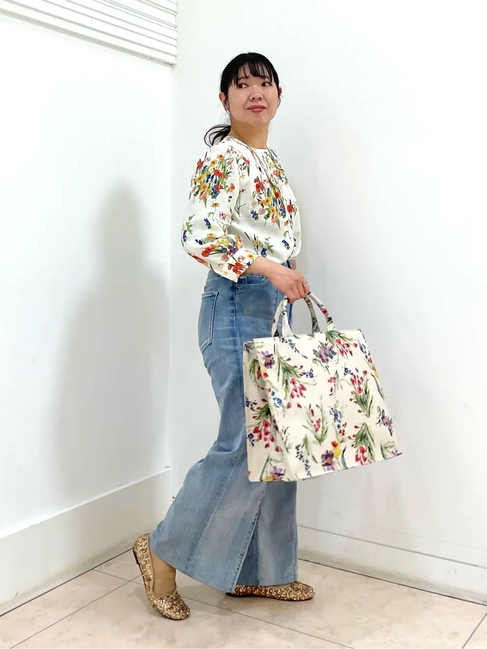 自由区 misato コーディネート画像