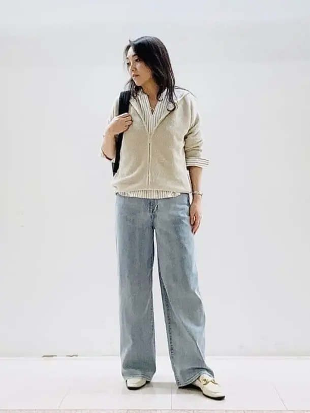 自由区 スタッフ コーディネート画像