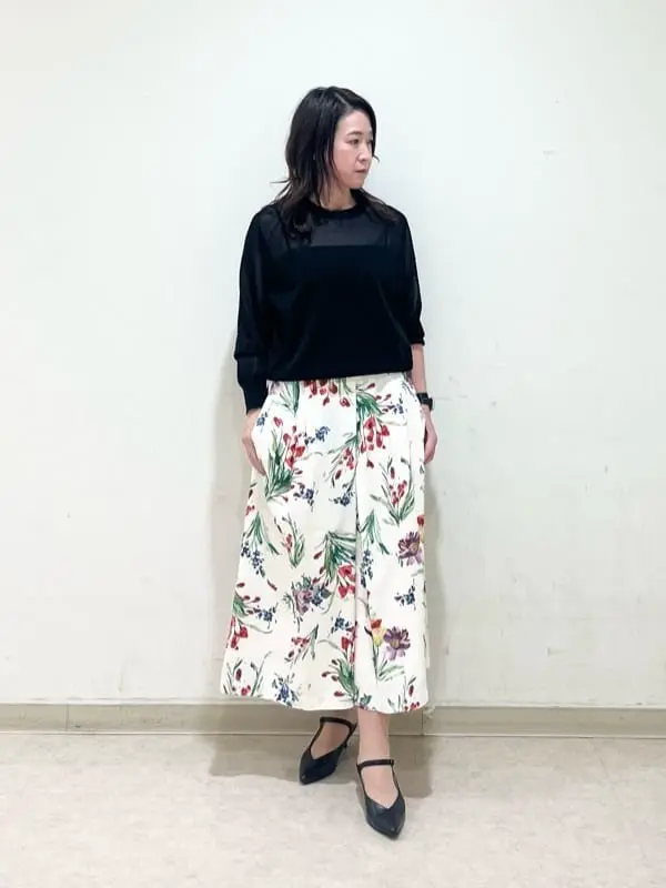 自由区 上島 コーディネート画像