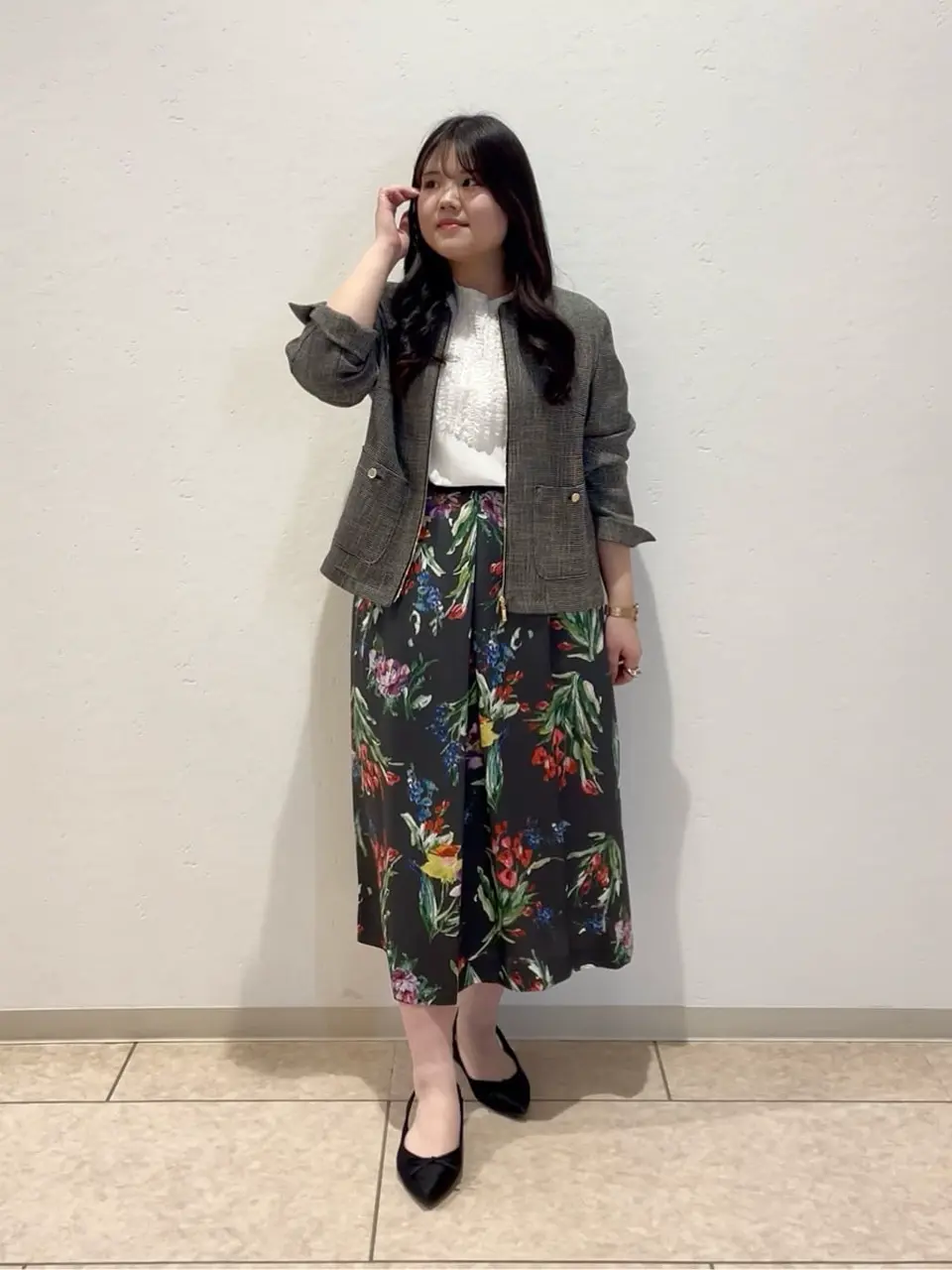 自由区 坪田 コーディネート画像