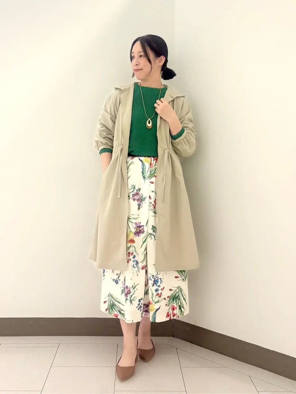 自由区 南 コーディネート画像