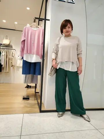 自由区 eri コーディネート画像