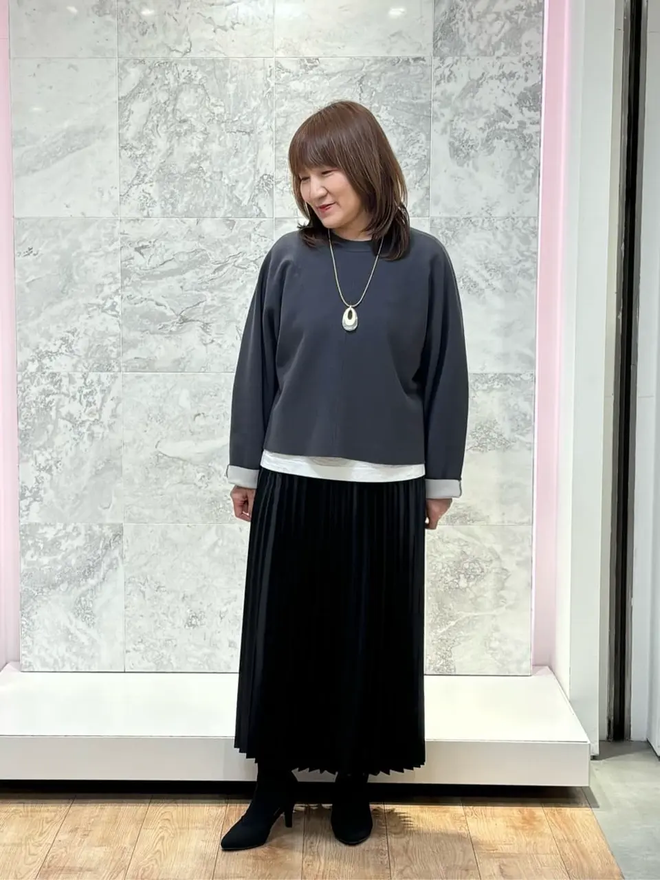 自由区 国広 コーディネート画像