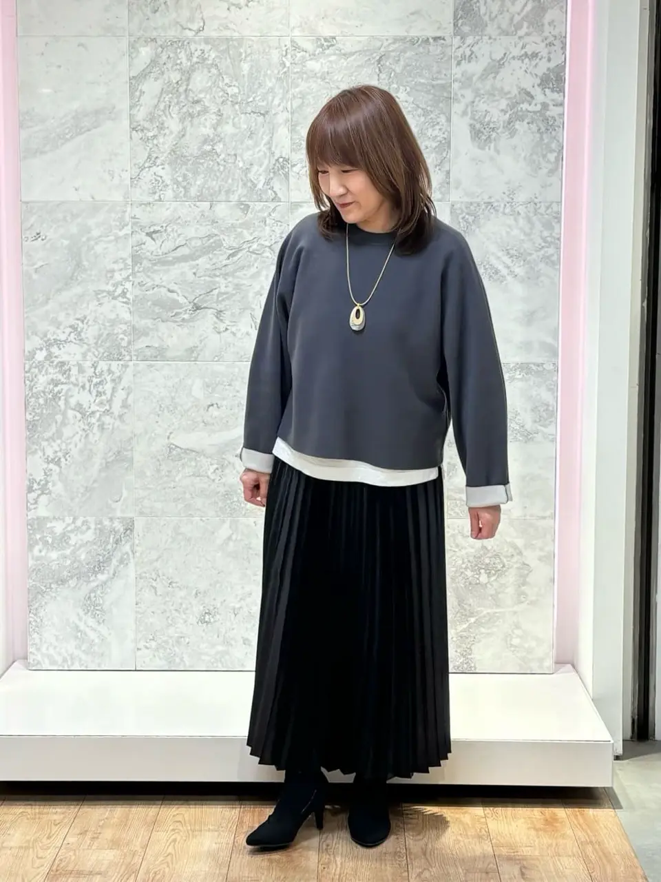 自由区 国広 コーディネート画像