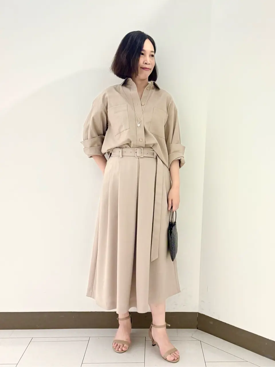 自由区 南 コーディネート画像