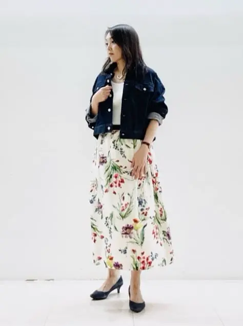 自由区 スタッフ コーディネート画像