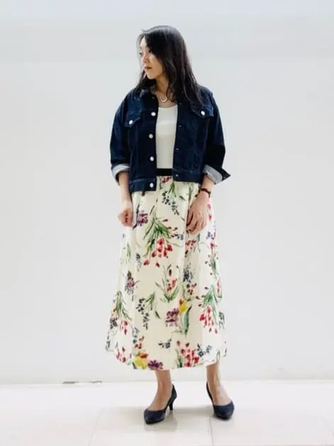 自由区 スタッフ コーディネート画像