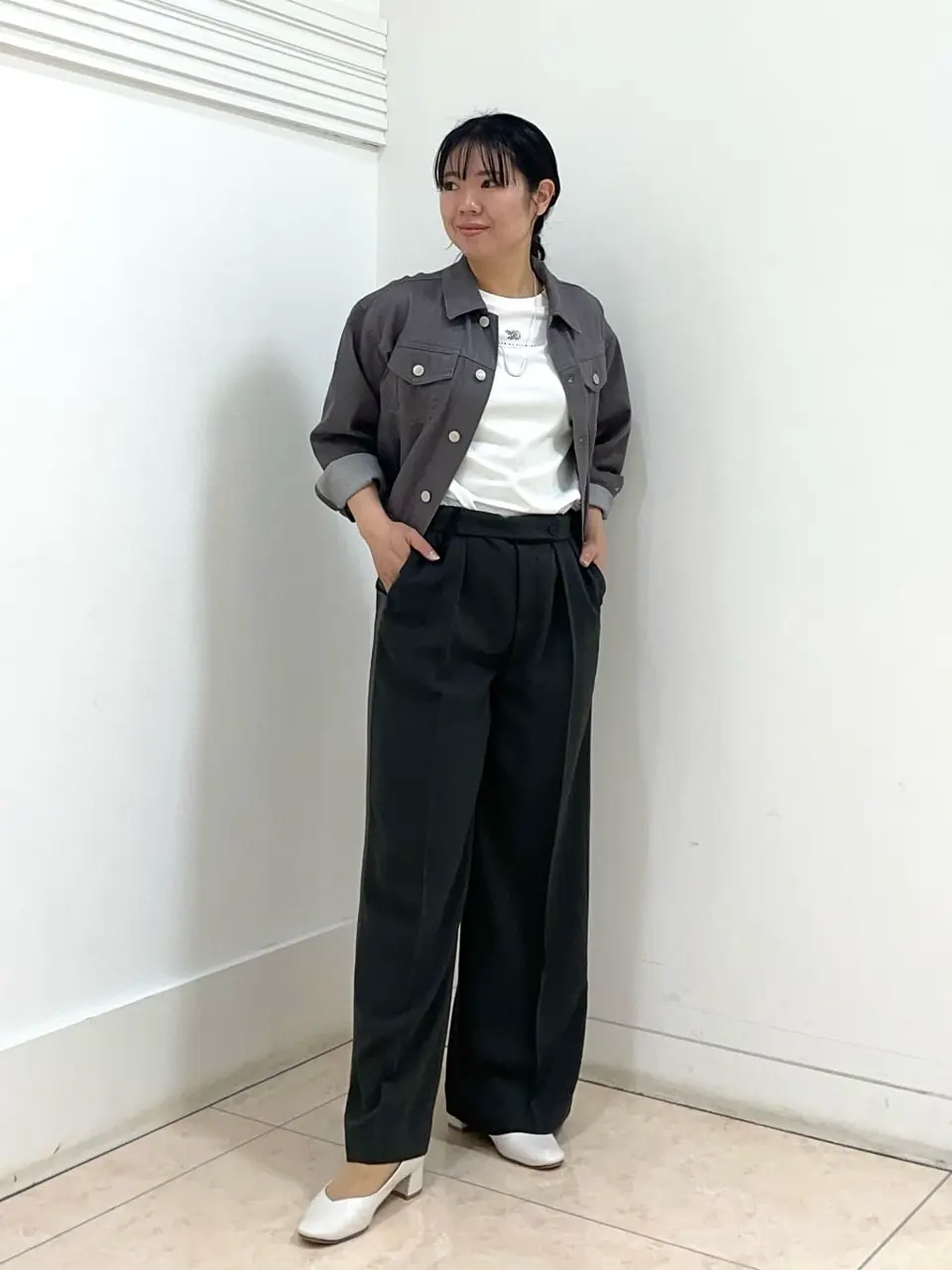 自由区 misato コーディネート画像