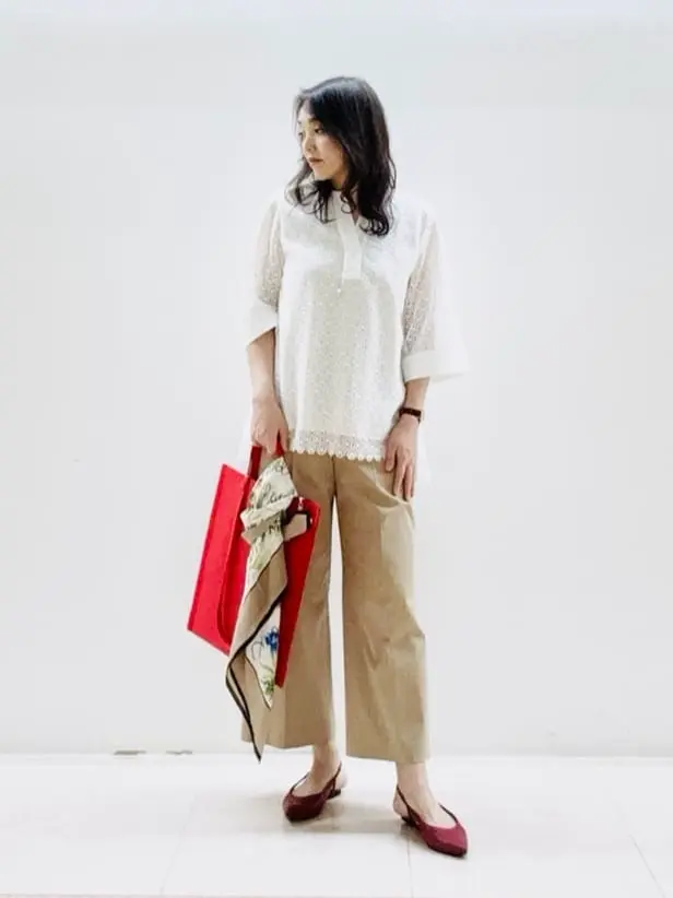 自由区 スタッフ コーディネート画像