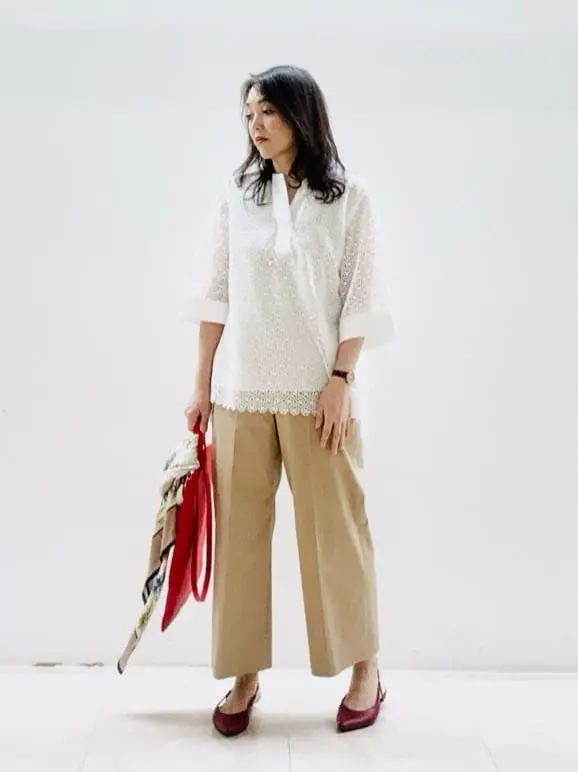 自由区 スタッフ コーディネート画像