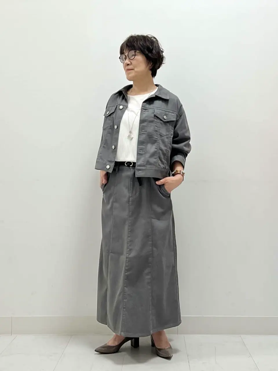 自由区 スタッフ コーディネート画像