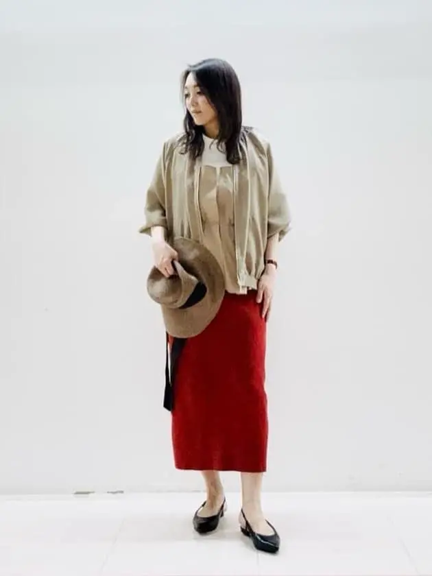 自由区 スタッフ コーディネート画像