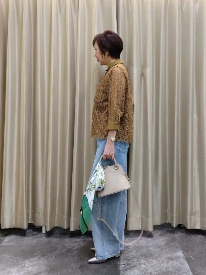 自由区 鶴田 コーディネート画像