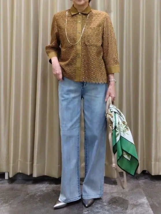 自由区 鶴田 コーディネート画像