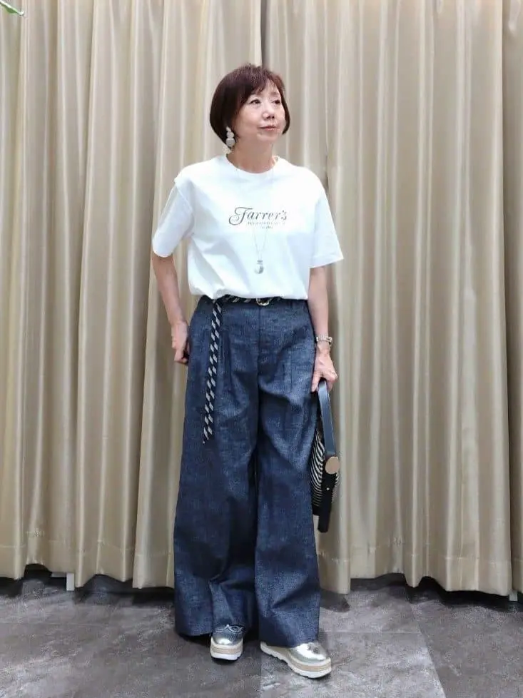 自由区 鶴田 コーディネート画像