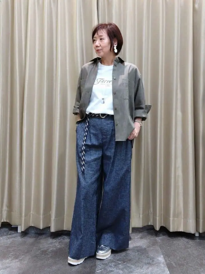 自由区 鶴田 コーディネート画像