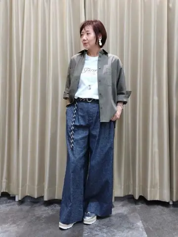 自由区 鶴田 コーディネート画像