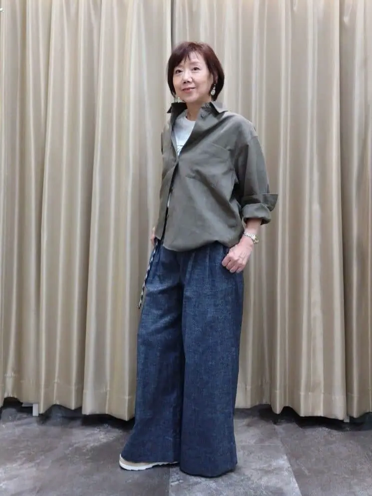 自由区 鶴田 コーディネート画像