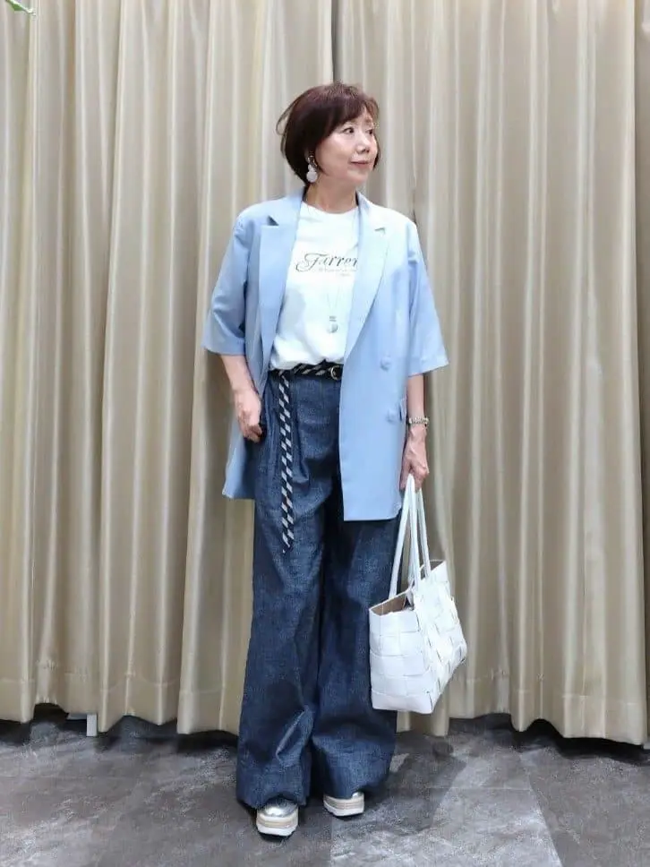 自由区 鶴田 コーディネート画像