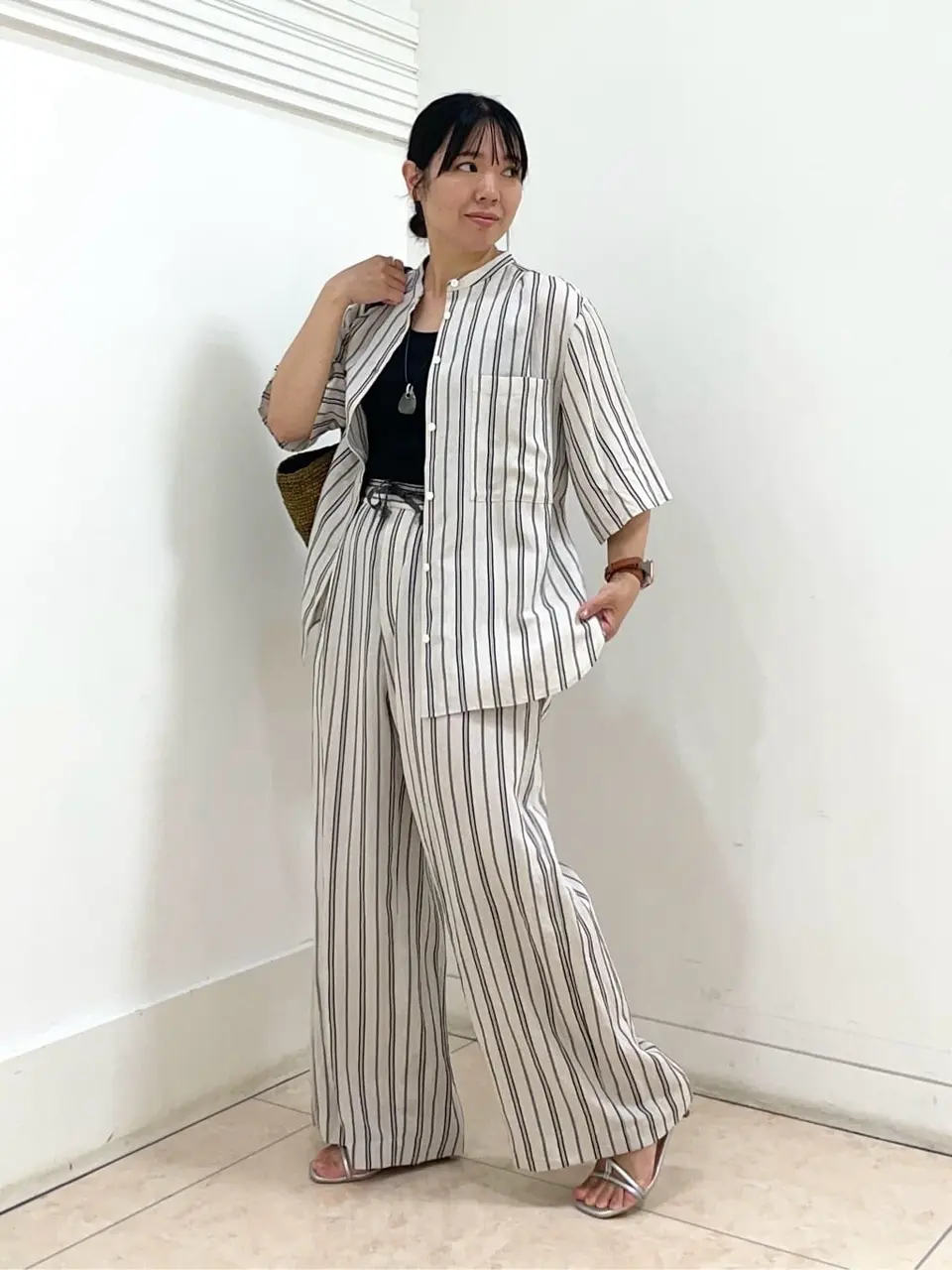 自由区 misato コーディネート画像