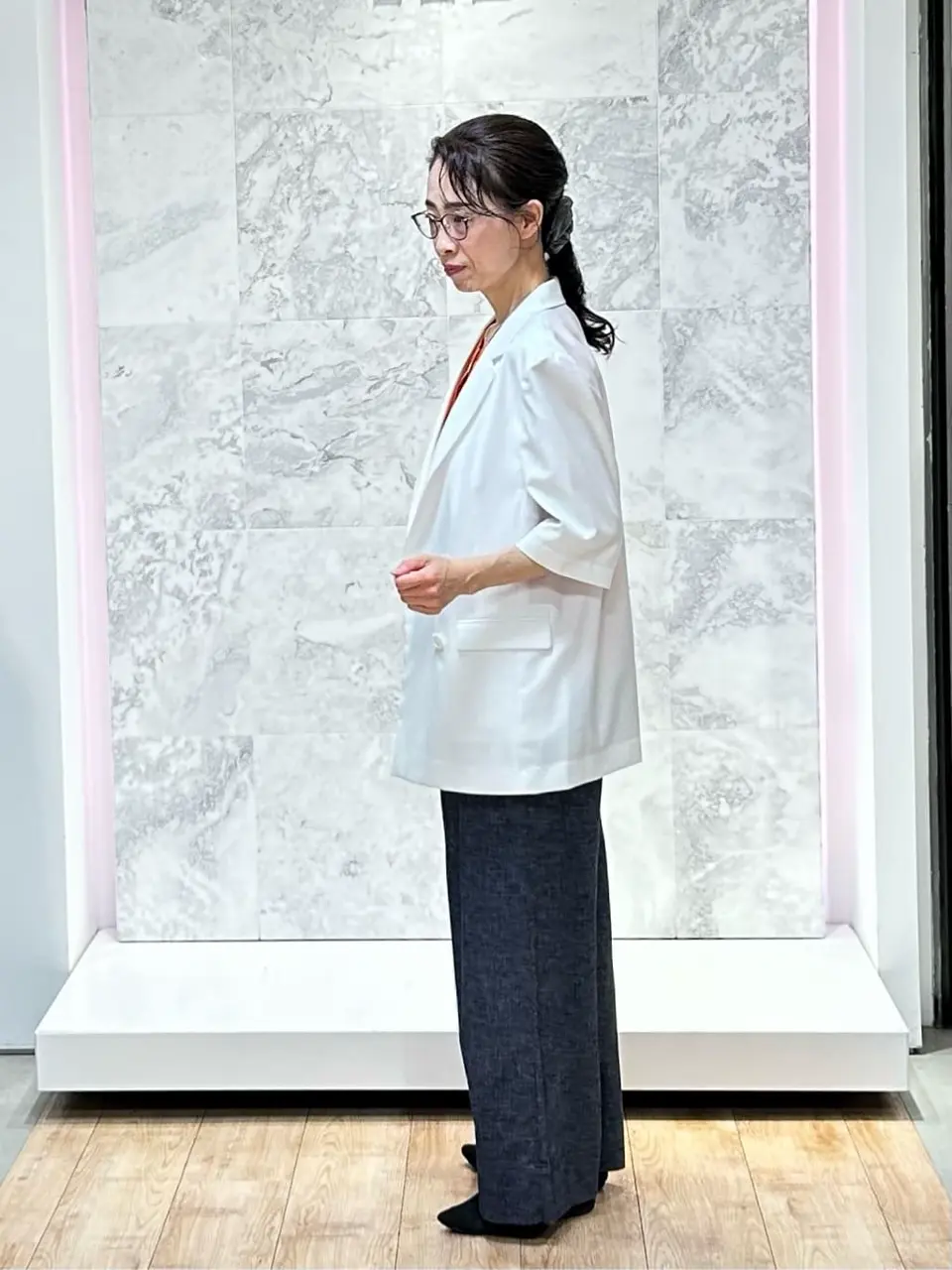 自由区 中尾 コーディネート画像