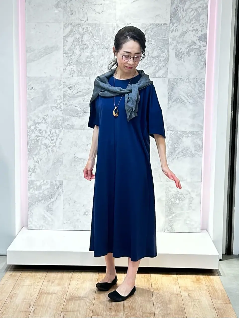 自由区 中尾 コーディネート画像