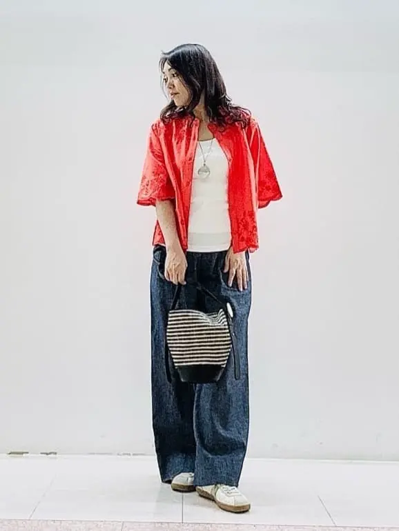 自由区 スタッフ コーディネート画像