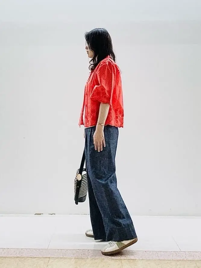 自由区 スタッフ コーディネート画像