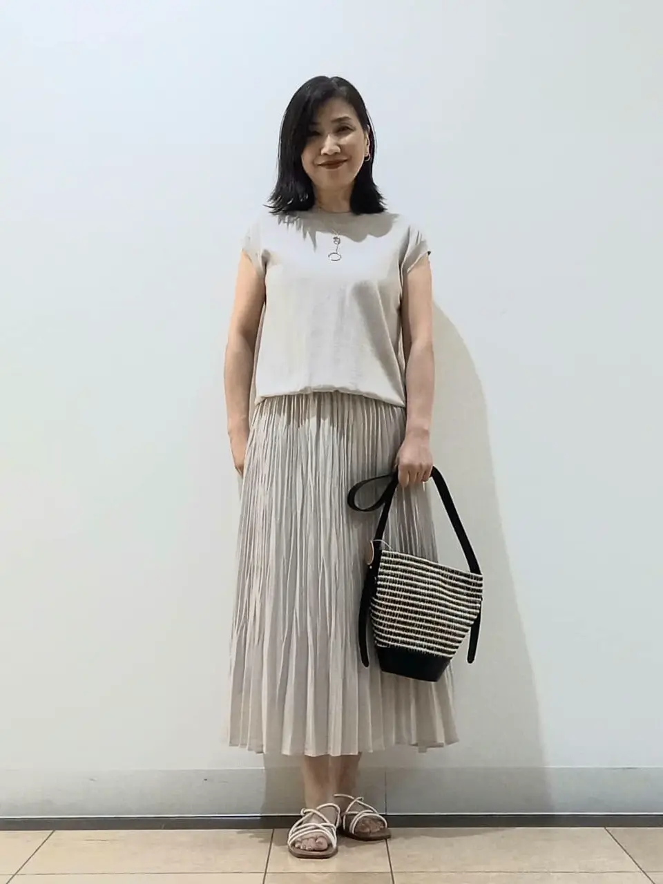 自由区 中川 コーディネート画像