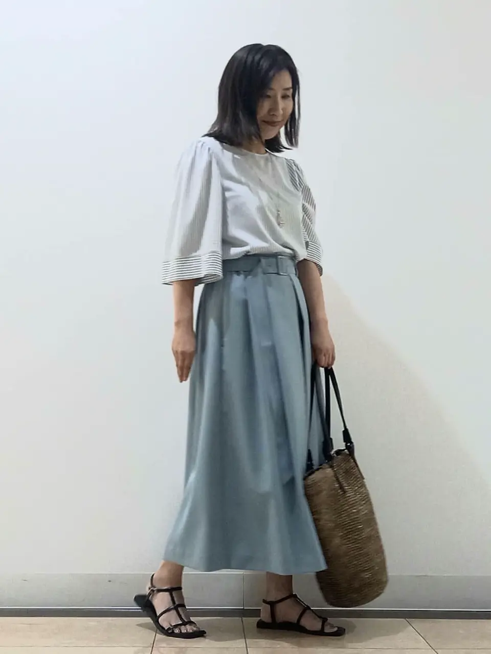 自由区 中川 コーディネート画像