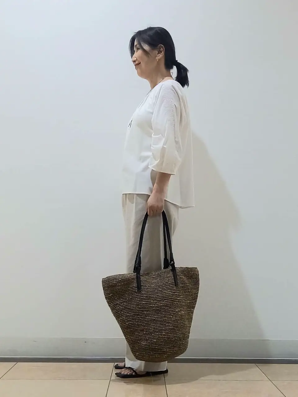 自由区 中川 コーディネート画像