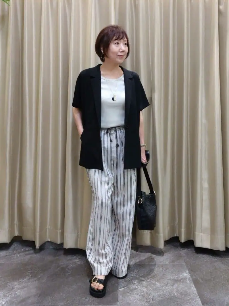 自由区 鶴田 コーディネート画像