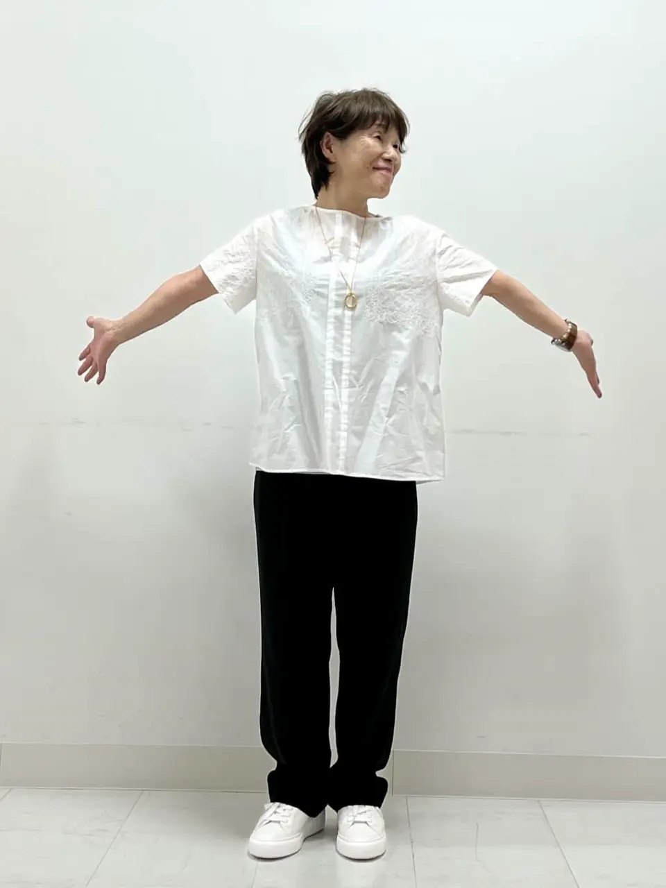 自由区 スタッフ コーディネート画像