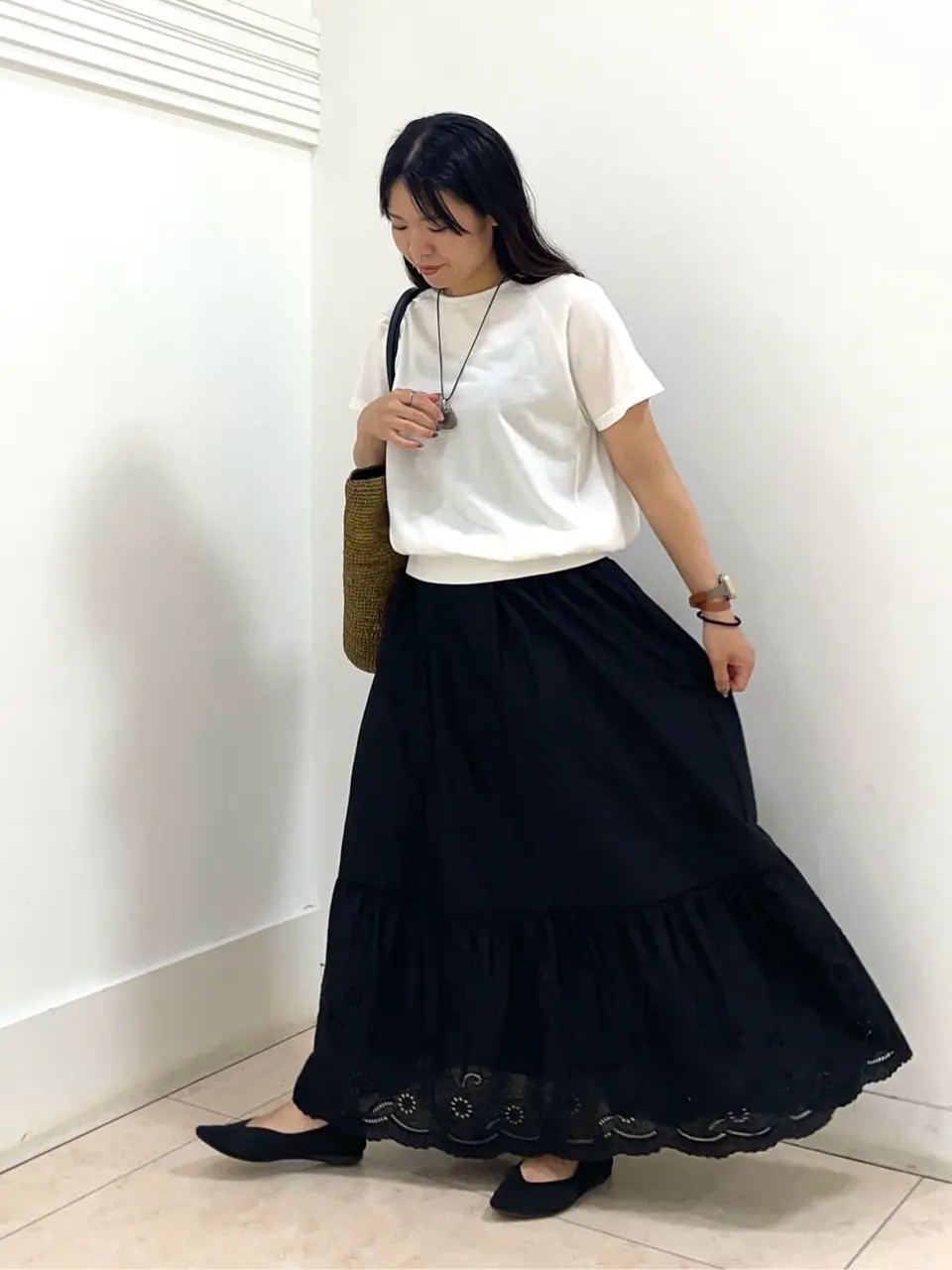 自由区 misato コーディネート画像