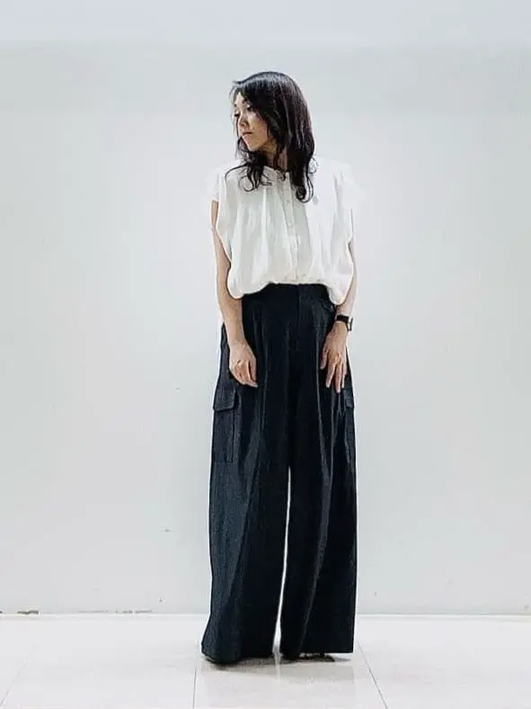 自由区 スタッフ コーディネート画像